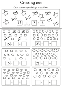 Odejmowanie dla dzieci – arkusz 2