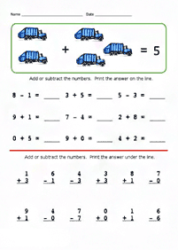 Prosta matematyka dla dzieci – arkusz 128