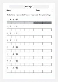 Prosta matematyka dla dzieci – arkusz 38