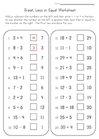 Prosta matematyka dla dzieci – arkusz 77