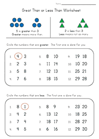 Prosta matematyka dla dzieci – arkusz 89