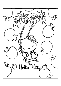 Kolorowanki z Hello Kitty – strona 12