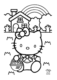 Kolorowanki z Hello Kitty – strona 16