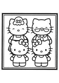 Kolorowanki z Hello Kitty – strona 21