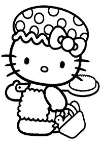 Kolorowanki z Hello Kitty – strona 25