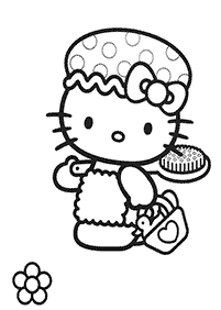 Kolorowanki z Hello Kitty – strona 3