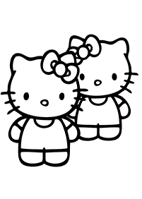 Kolorowanki z Hello Kitty – strona 4