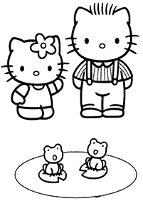 Kolorowanki z Hello Kitty – strona 53