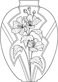 Kwiatowe kolorowanki – strona 5