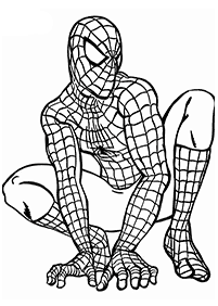 Malowanki Spiderman – strona 4