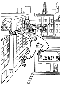 Malowanki Spiderman – strona 42