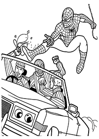 Malowanki Spiderman – strona 54