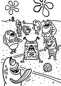 Malowanki ze Spongebobem – strona 8
