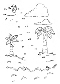 Kolorowanki z dinozaurami – strona 22