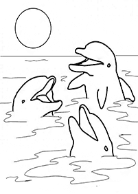 Malowanki z delfinami – strona 46