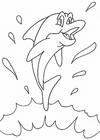 Malowanki z delfinami – strona 48
