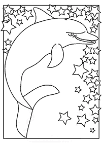 Malowanki z delfinami – strona 75