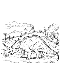 Kolorowanki z dinozaurami – strona 44