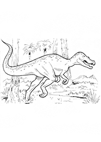 Kolorowanki z dinozaurami – strona 49