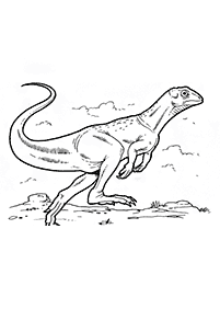 Kolorowanki z dinozaurami – strona 71