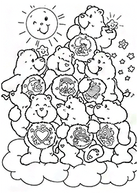 Kolorowanki z niedźwiedziami – strona 42