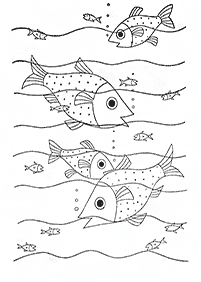Rybie kolorowanki – strona 30