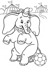 Kolorowanki ze słoniami – strona 31