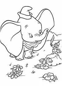 Kolorowanki ze słoniami – strona 44