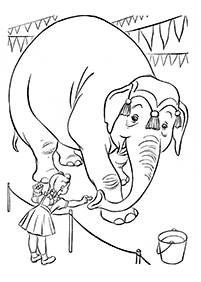 Kolorowanki ze słoniami – strona 50