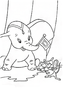 Kolorowanki ze słoniami – strona 52