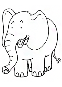 Kolorowanki ze słoniami – strona 66
