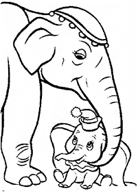 Kolorowanki ze słoniami – strona 76