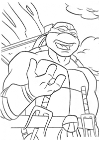 Malowanki Żółwie Ninja – strona 29