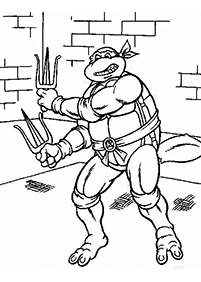 Malowanki Żółwie Ninja – strona 48
