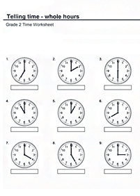 Dizendo as horas (relógio) - ficha de exercício 29