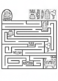 Labirintos para impressão - Labirinto 121
