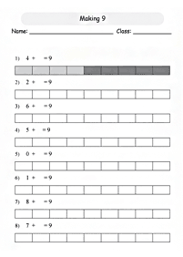 Adição para crianças - ficha de exercício 1