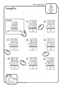 Adição para crianças - ficha de exercício 2