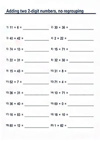 Adição para crianças - ficha de exercício 32