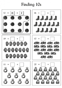 Adição para crianças - ficha de exercício 4