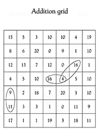 Adição para crianças - ficha de exercício 8