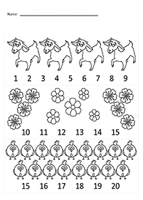 Tarefas de contar - ficha de exercício 11