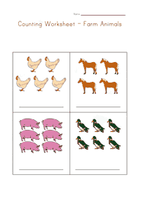 Tarefas de contar - ficha de exercício 22