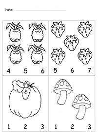 Tarefas de contar - ficha de exercício 23