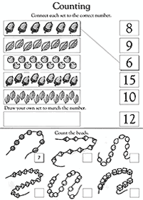 Tarefas de contar - ficha de exercício 28