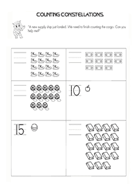 Tarefas de contar - ficha de exercício 7