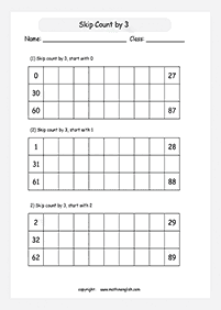 Contar Salteado - ficha de exercícios 15