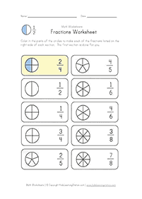 Tarefas de frações - ficha de exercício 18