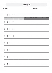 Matemática para crianças - ficha de exercícios 17