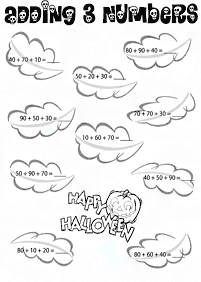 Matemática para crianças - ficha de exercícios 182
